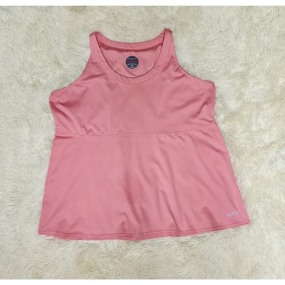 Bolle Pink XL 2-Piece Athletic Gym Activewear Outfit Skort Tank Top Tennis Set - Picture 3 of 7